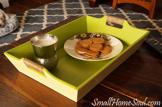 Featured Post ~ Beachy Serving Tray from Small Home Soul ~ Creatively Crafty Link Party ~ Life Beyond the Kitchen