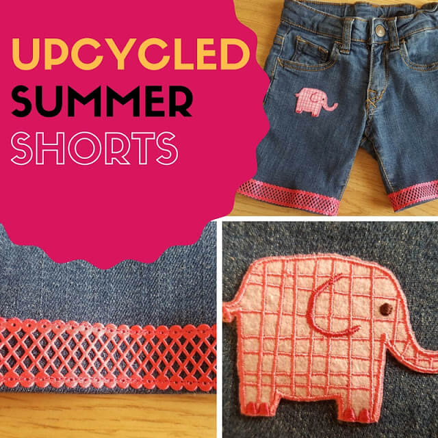 Upcycled Summer Shorts ~ Creatively Crafty Feature