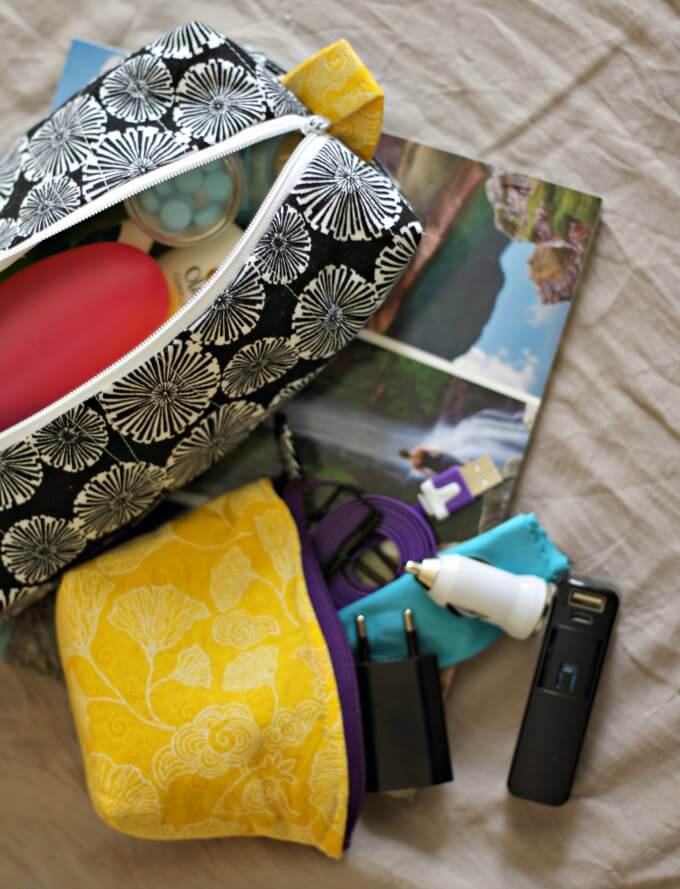 Make Your Own Coordinated Pouches for Easier Travel ~ Creative Craft Bloggers Group #ccbg ~ Life Beyond the Kitchen