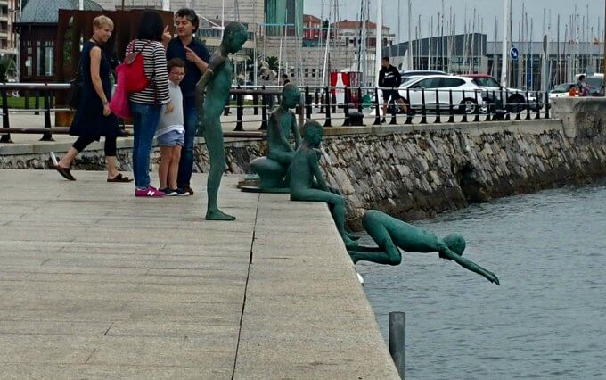 Los Raqueros ~ Children who earned a living diving and retrieving items that had fallen into the water at Puerto Chico, Santander ~ Life Beyond the Kitchen