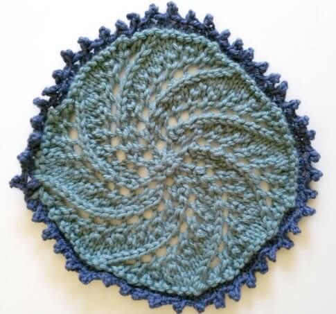 Lacy Round Trivet with Two Borders ~ Creative Craft Bloggers Challenge: Kitchen ~ #CCBG ~ Life Beyond the Kitchen