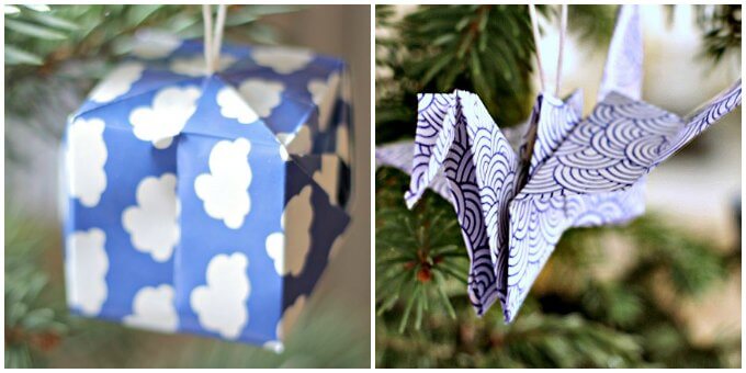 Quick Paper Ornaments You Can Make Tonight! ~ Life Beyond the Kitchen