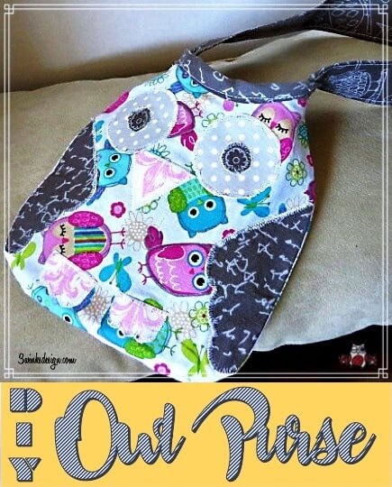 DIY Owl Purse from Three WInks Designs ~ Creatively Crafty Featured Project ~ Life Beyond the Kitchen