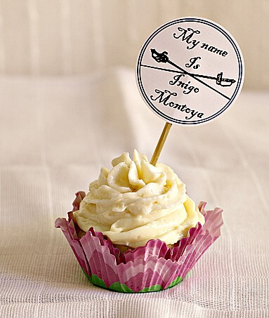 Princess Bride themed cupcake toppers ~ Life Beyond the Kitchen