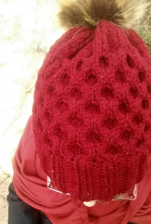 Outlander Inspired Honeycomb Cable Hat ~ Life Beyond the Kitchen