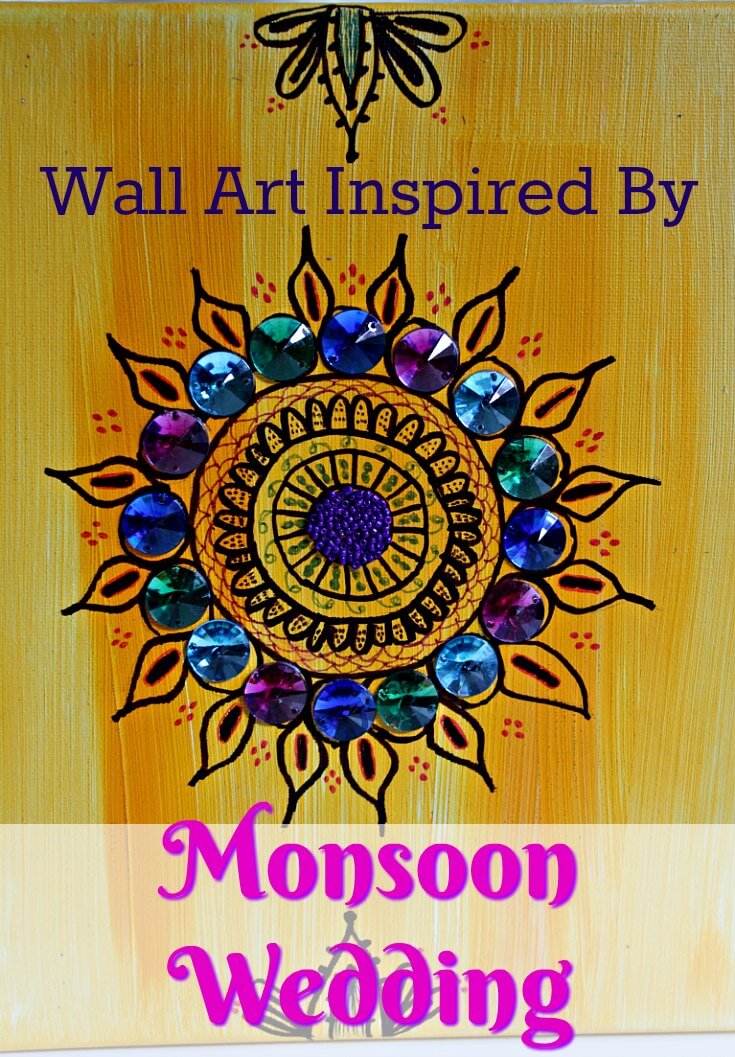 Monsoon Wedding Inspired Wall Art ~ #MovieMonday ~ Life Beyond the Kitchen
