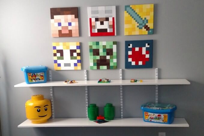 Minecraft Room Makeover from Domestic Deadline ~ Creatively Crafty Feature #ccbg ~ Life Beyond the Kitchen
