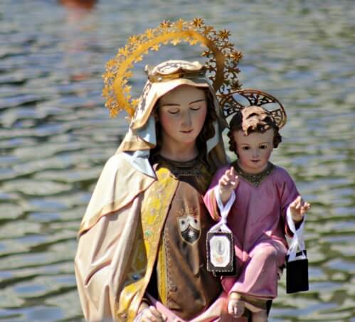 River Procession in Honor of the Virgin Del Carmen, Valladolid Spain ~ Life Beyond the Kitchen